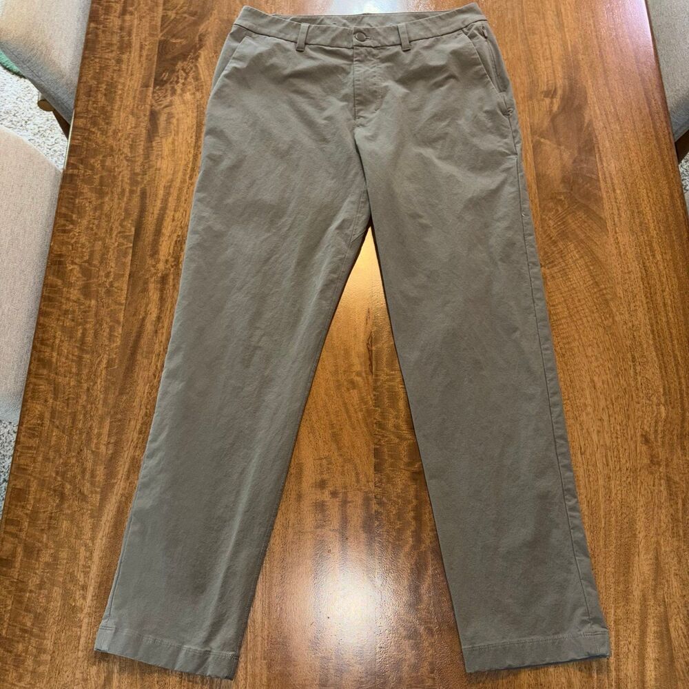 Lululemon ABC Pants Mens 32 Beige LM5AX5S Stretch Casual Chino